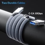 External Hard Drive, External SSD 500G, Portable Hard Drive 10Gbps | 1030MB/s, USB C Hard Drive for Storage and Backup, High-End Solid State External Hard Drive for Mac, Xbox [LP10-500G] - Image 5