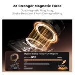 K&F CONCEPT Magnetic Phone Holder for Car, 360° Rotatable Vacuum Magnetic Phone Holder for Your Car/Gym/Mirror/Smooth Surface, Compatible with iPhone 17 Pro MAX 16/15/14/13/12 & Android Phone - Image 3