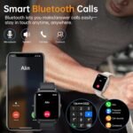 Smart Watch for Men Women, Fitness Tracker (Answer/Make Call), 1000 mAh Battery, 120+ Sport Modes, Step Counter/Sleep Monitor Fitness Watch, Smartwatch for Android/iPhone (Black) - Image 3