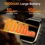 Smart Watch for Men Women, Fitness Tracker (Answer/Make Call), 1000 mAh Battery, 120+ Sport Modes, Step Counter/Sleep Monitor Fitness Watch, Smartwatch for Android/iPhone (Black) - Image 4