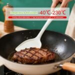 3-Piece Food-Grade Silicone Cooking Utensils Set: Spatula, Skimmer & Soup Ladle - Heat-Resistant Non-Scratch Tools for Non-Stick Pans, Easy to Clean - Image 4