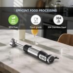 Immersion Blender Handheld, 3 in 1 Hand Mixer Electric Handheld for Kitchen, Corded Stick Hand Emulsion Blender with Whisk and Milk Frother for Baby Food, Smoothie, Puree, Soup, Sauces - Image 3