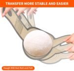 Silicone Bread Sling for Dutch Oven Liners, Non Stick 2 PCS, Easy Clean Reusable Silicone Bread Baking Mat with Long Handles, Easy to Transfer Sourdough Bread, Round - Image 4