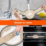 Silicone Bread Sling for Dutch Oven Liners, Non Stick 2 PCS, Easy Clean Reusable Silicone Bread Baking Mat with Long Handles, Easy to Transfer Sourdough Bread, Round - Image 6