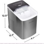 Frigidaire EFIC123-SS Counter Top Maker, Produces 26 pounds Ice per Day, Stainless Steel - Image 5