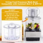 DLC-2014PT1 Large Pusher fits for Cuisinart Large Pusher Food Processor DFP-14 & DLC-2014, And The Small Pusher DLC-2014SPT1-1 - Image 3