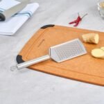 Restaurantware Stainless Steel Fine Cheese Grater - German Standard Lemon Zester with Ergonomic Handle, Sharp Blades, Dishwasher Safe - Handheld Kitchen Grater for Parmesan, Garlic, Ginger - Image 4