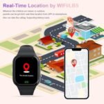 4G Kids Smart Watch GPS Tracker, Boys Girls Kids Smartwatches Phone Watch Video Call SOS Emergency Alarm Voice Chat Game and Touch Screen Tracking Smartwatch for Age 4-12 (Blue) - Image 5