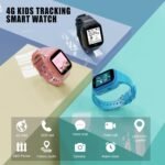 4G Kids Smart Watch GPS Tracker, Boys Girls Kids Smartwatches Phone Watch Video Call SOS Emergency Alarm Voice Chat Game and Touch Screen Tracking Smartwatch for Age 4-12 (Blue) - Image 6