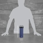 ESPRO P0 Ultralight French Press Coffee Maker for Travel, Vacuum Insulated Stainless Steel, 16 Ounces, Aegean Blue - Image 3