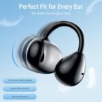 Open Ear Clip on Earbuds Wireless Bluetooth 6.0 Wireless Clip On Earbuds Charging Case 80 Hours Playtime Sport Earphones Built-in Mic IPX7 Waterproof for Running Fitness - Image 3