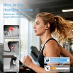 Open Ear Clip on Earbuds Wireless Bluetooth 6.0 Wireless Clip On Earbuds Charging Case 80 Hours Playtime Sport Earphones Built-in Mic IPX7 Waterproof for Running Fitness - Image 5