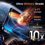 4 Pack for iPhone 14 Screen Protector [6.1] HD Tempered Glass Film Optional,with Install Frame, 9H+ Hardness Shatterproof Scratch Resistant Durable - Image 4
