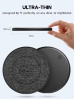 NewQ Wireless Charger, 15W Max Wireless Charging Pad for iPhone 17 16 15 14 13 12 11Mini/SE/Pro/Max/Plus, Samsung Galaxy S23/S22/S21/S20/S10/S9/S8/S7/Note20/10/9/8, Air Pods/Pro/Galaxy Buds/+, 2 Packs - Image 7