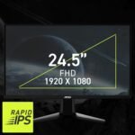 msi MAG 256F 25-inch 1920 x 1080 (FHD) Computer Monitor, 180Hz, Adaptive Sync, HDMI, DisplayPort, VESA Mountable, Tilt, Height Adjustable, Speaker, 1ms, Black - Image 3