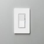 Lutron Diva Smart Dimmer Light Switch with Wallplate for Caseta Lighting (Lutron Smart Hub Required), for LED Lights, 150W, Single-Pole/3-Way, No Neutral, White (DVRFW-6L-WH-A) - Image 5