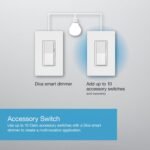 Lutron Diva Smart Dimmer Light Switch with Wallplate for Caseta Lighting (Lutron Smart Hub Required), for LED Lights, 150W, Single-Pole/3-Way, No Neutral, White (DVRFW-6L-WH-A) - Image 7