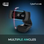 Adesso Cybertrack H5 1080p Hd USB Autofocus Webcam with Microphone, 1920 Pixels X 1080 Pixels, 2.1 Mpixels, Black - Image 8