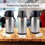 Airpot Coffee Dispenser Thermal with Pump,3L/102 Oz Insulated Stainless Steel Large Airpot Coffee Carafe Lever Action for Hot/Cold Water,Thermal Carafe for Hot Cocoa for Parties - Image 6