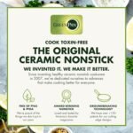 GreenPan Dover Healthy Ceramic Nonstick, 8" Frying Pan Skillet, PFAS-Free, Dishwasher Safe, Comfort Grip Handle, Grey - Image 6