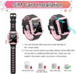 4G GPS Smart Watch for Kids with SIM Card, 1.4" Touch Screen Kids Smartwatch for Boys Girls Gift, Phone Watch with Video Calls/Voice Chat/Camera/Music/Alarm/SOS/Pedometer(T-Pink) - Image 6