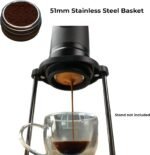 MiiCoffee Eon Portable Espresso Machine, Travel Coffee Maker with Self-Heating and USB-C Charging (Grey) - Image 3