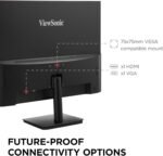 ViewSonic VS2747-H 27 Inch 1080p IPS Monitor with 100Hz, Variable Refresh Rate, Thin Bezels, Eye Care, HDMI, VGA - Image 4
