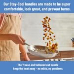 Misen 5-Ply Stainless Steel 10" Frying Pan - Professional Cookware for Induction, Gas and Electric - Dishwasher Safe, Oven Safe to 800°F - Durable, Versatile, Even Heating - Image 4