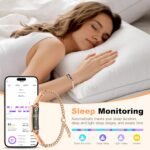 Smart Bracelet for Women, Health Activity Fitness Trackers, 24/7 Heart Rate, HRV, Blood Oxygen & Stress Monitor, 24H Sleep Tracker, Free APP for iOS & Android - Image 4