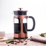 French Press Coffee Maker 8 cups 34 oz 304 Stainless Steel Coffee Press with 4 Filter Screens, Easy Clean Heat Resistant Borosilicate Glass - Free 100% BPA… (Copper-NRA1-S, 34oz) - Image 4