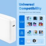 96W USB C Fast Charger Power Adapter Compatible with New Mac Book Air 13 Inch MacBook Pro 16" 2021 2020 2019 2018 (AP-96W) - Image 3