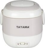 Tayama 1.5 Cup Portable Mini Rice Cooker, White (TMRC-03R) - Image 4