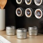 Talented Kitchen Magnetic Spice Jars - 3 oz, Stainless Steel, 24-Pack - Spice Tins with Sift & Pour Lids & Fridge Magnets for Kitchen Organization - Image 4