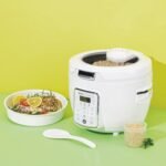 20-Cup Electric Rice Cooker, White Digital Cooker (Renewed) - Image 5