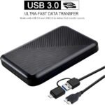 Ultra Slim Portable External Hard Drive USB 3.0 HDD Storage for PC, Mac, Laptop, PS4, Xbox one (750GB) - Image 3