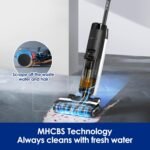 Tineco Floor ONE S7 PRO Cordless Wet Dry Vacuum Cleaner, Smart Floor Cleaner Mop for Hard Floors, Long Run Time, Dual-Sided Edge Cleaning, Self-Cleaning, Centrifugal Drying Process - Image 3