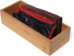 Lipper International Bamboo Wood Utensil Holder Storage Box for Cooking Tools, Makeup, or Office Supplies, 5" x 12" x 3" - Image 8