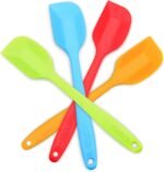 Silicone Spatula 4-piece Set, Heat-Resistant Spatulas, Non-stick Rubber Spatulas with Stainless Steel Core - Image 5