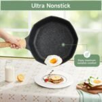 RealCool Pots and Pans Set Non Stick, 8 Pieces Induction Cookware, Octagon Nonstick Kitchen Cookware Sets with Frying Pans/Casserole/Saucepan(PFOS, PFOA Free) - Image 4