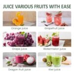 Electric Citrus Juicer Machines, Rechargeable Lemon Juicer Squeezer with USB Cable & Cleaning Brush, Portable Juicer for Fresh Orange, Lime, Grapefruit, Easy to Clean, White - Image 7