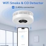 3-Pack Wi-Fi Smoke Detector Carbon Monoxide Detector Combo with App Notifications, Test/Silence Button, Smart Smoke Detector & CO Alarm for Any Home, Real-Time Alert - Image 3