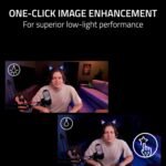 Razer Kiyo V2 Streaming Webcam: (4K 30, 1080p 60) FPS - AI Powered Auto-Framing - Built-in Microphone - Ultrawide Angle Lens - Privacy Cover - Works with OBS, Xsplit, Discord, Zoom, Teams - Black - Image 5