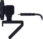 Razer Kiyo V2 Streaming Webcam: (4K 30, 1080p 60) FPS - AI Powered Auto-Framing - Built-in Microphone - Ultrawide Angle Lens - Privacy Cover - Works with OBS, Xsplit, Discord, Zoom, Teams - Black - Image 6