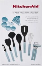KitchenAid Universal Tool and Gadget Set, 16 Piece, Mineral Water - Image 4
