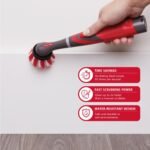 Rubbermaid Reveal Power Scrubber 18-Piece Kit, Cordless Electric Battery Powered Scrub Brush, Water Resistant, for Home/Kitchen/Bathroom/Grout/Tile/Shower/Tub - Image 3