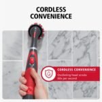 Rubbermaid Reveal Power Scrubber 18-Piece Kit, Cordless Electric Battery Powered Scrub Brush, Water Resistant, for Home/Kitchen/Bathroom/Grout/Tile/Shower/Tub - Image 4
