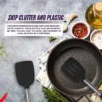 Premium Silicone Spatula Set (2-Piece) – High Heat-Resistant, Non-Slip Grip – Baking, Cooking, Mixing – BPA-Free, Great Gift for Home Chefs, - Image 6