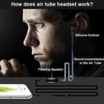 KINDEN Air Tube Earbuds Headphone Binaural Earphones with Microphone Noise Cancelling for Phone,Pad,Pod,HTC,Sony,Mp3 Players - Image 4