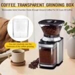 DBM-8GC Coffee Grind Chamber With Top Lid for Cuisinart DBM-8P1- Removable Grind Chamber Holds Enough Ground Coffee for 32 Cups Of Coffee Food Processor Replacement Parts - Image 3