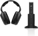 Sennheiser RS 175 RF Wireless Headphones for TV System with Bass Boost and Surround Sound Modes, Compact and Ergonomic, Wireless TV Listening, Black - Image 4
